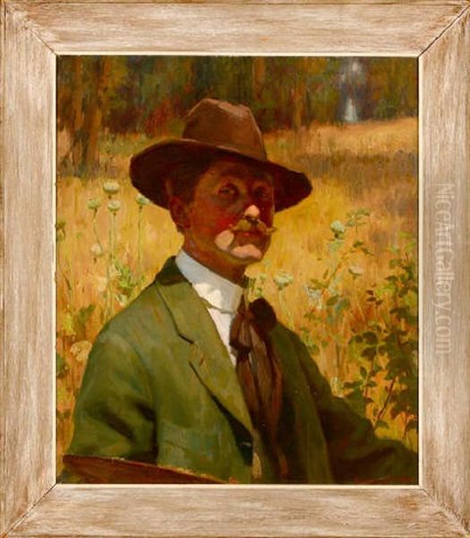 Self Portrait Oil Painting by Gordon Coutts