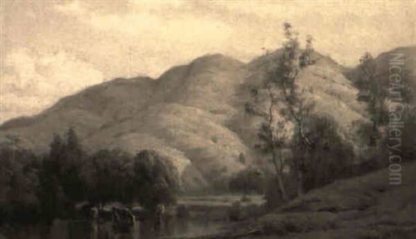 Marin County Hills Oil Painting by Gordon Coutts