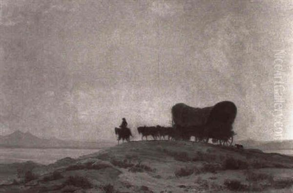 Stagecoach On The Trail by Gordon Coutts