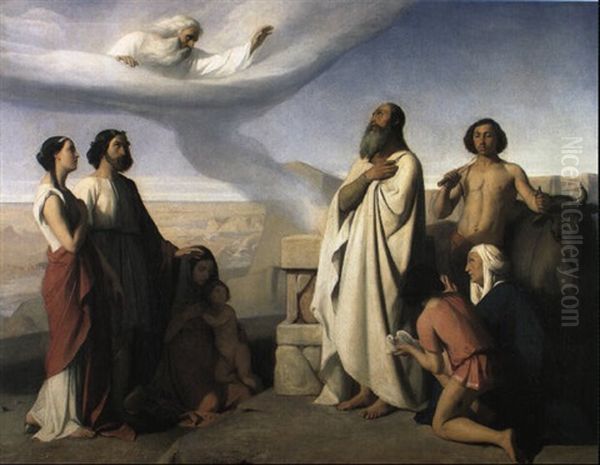 Le Sacrifice De No, Oil Painting by Thomas Couture