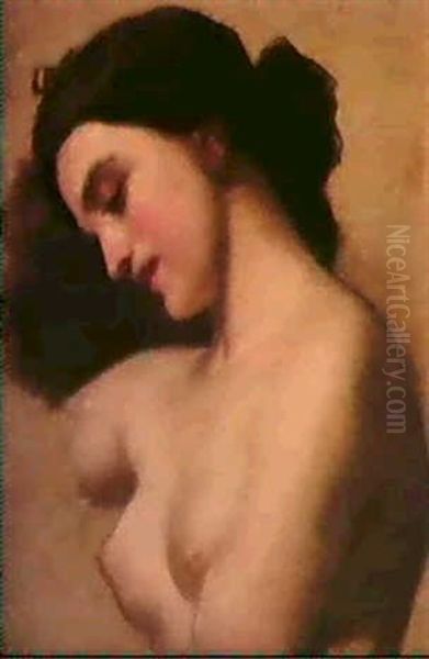 Buste De Femme Oil Painting by Thomas Couture