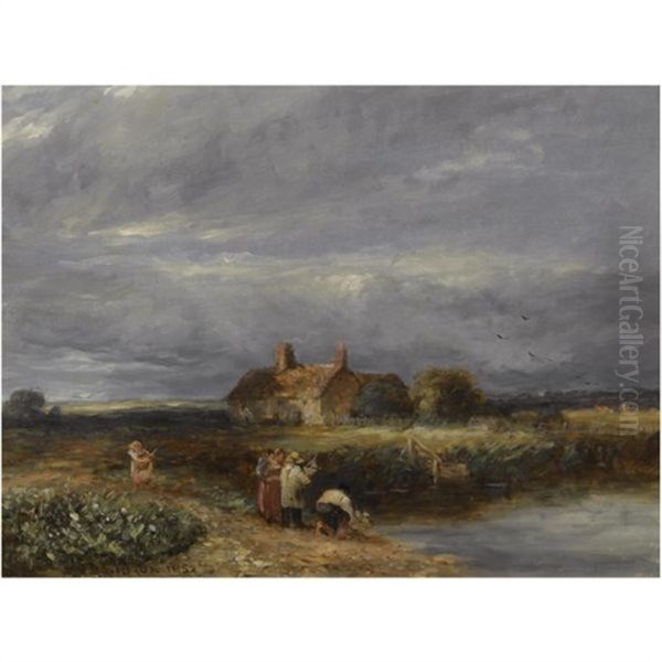 The Young Mariners Oil Painting by David Cox the Elder