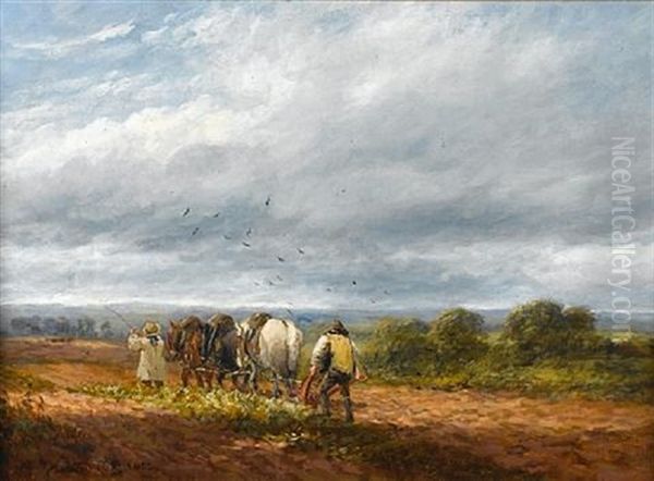 The Old Holyhead Road Oil Painting by David Cox the Elder