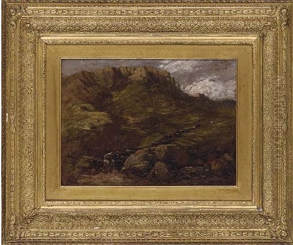 Changing Pastures Oil Painting by David Cox the Elder