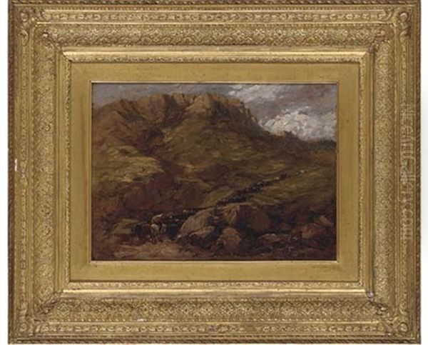 Changing Pastures Oil Painting by David Cox the Elder