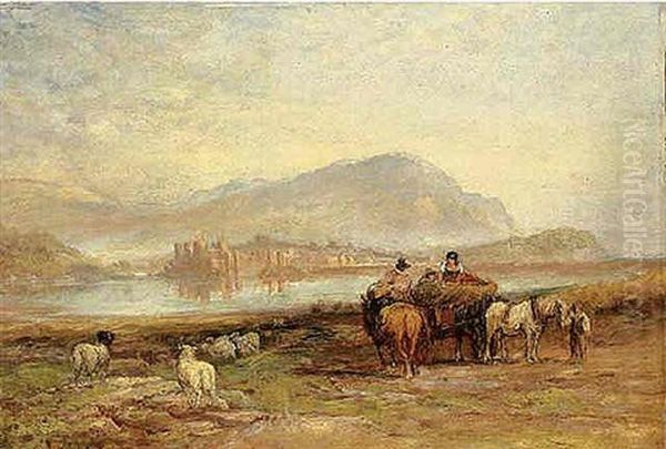 Conway Castle Oil Painting by David Cox the Elder