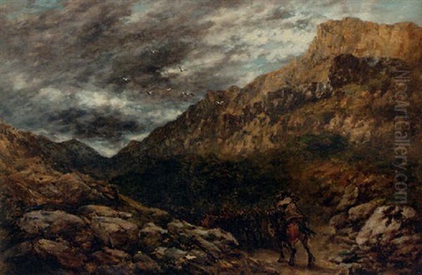 The Coming Storm Oil Painting by David Cox the Elder