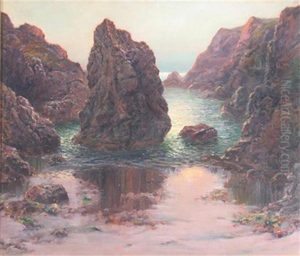 Keynance Cove, Cornwall Oil Painting by Garstin Cox