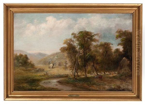 Pastoral Landscape Oil Painting by Jacob Cox