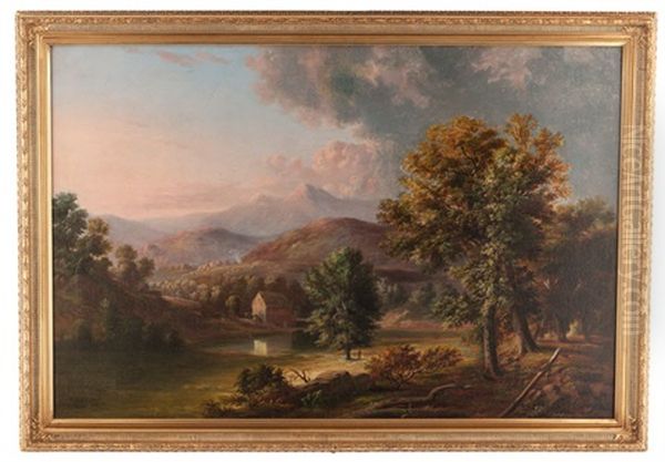 Landscape With A Mill Oil Painting by Jacob Cox