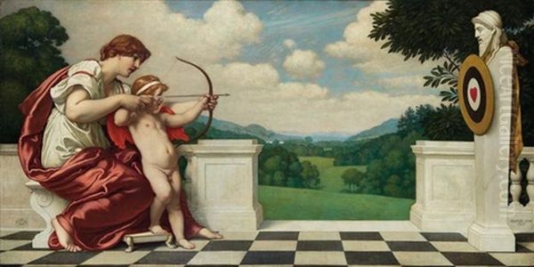 The Education Of Cupid Oil Painting by Kenyon C. Cox