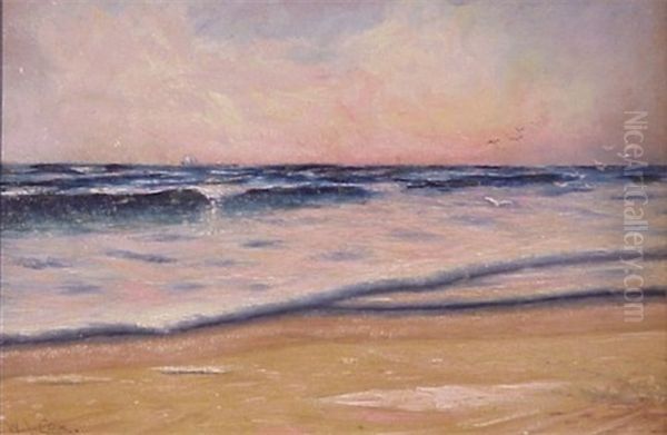 Seascape Oil Painting by Walter I. Cox