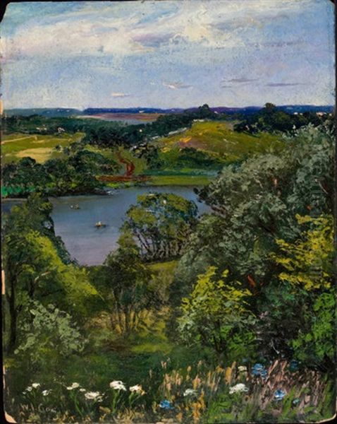 Looking Toward Canaan (+ 2 Others; 3 Works) Oil Painting by Walter I. Cox