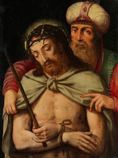 Ecce Homo Oil Painting by Michiel Coxie the Elder