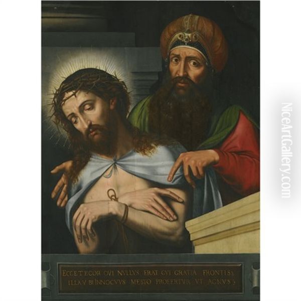 Ecce Homo Oil Painting by Michiel Coxie the Elder