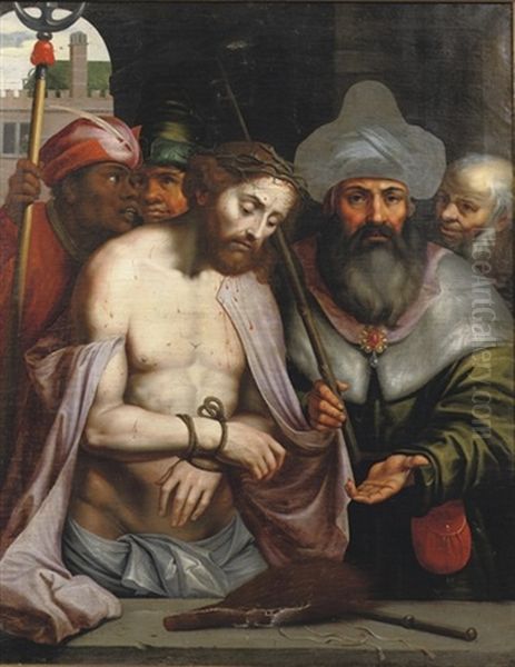 Ecce Homo Oil Painting by Michiel Coxie the Elder