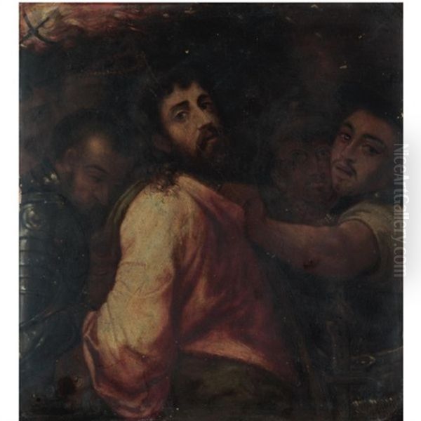 The Arrest Of Christ Oil Painting by Michiel Coxie the Elder