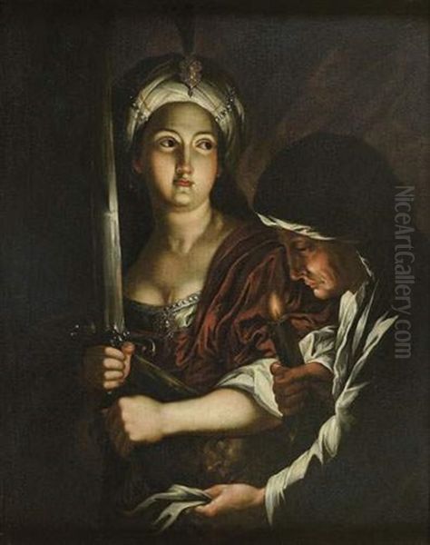 Judith Et Holopherne Oil Painting by Antoine Coypel