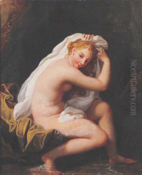 Susannah And Her Toilet Oil Painting by Antoine Coypel