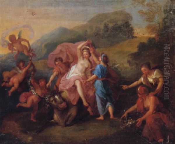 The Rape Of Europa by Antoine Coypel