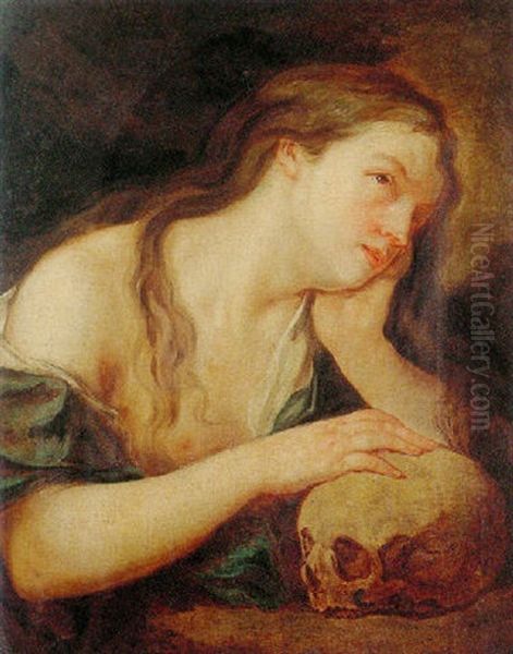 The Penitent Magdalene Oil Painting by Antoine Coypel