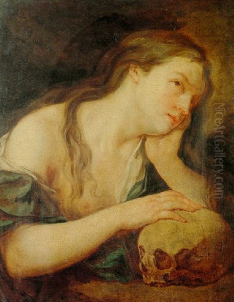 The Penitent Magdalene Oil Painting by Antoine Coypel