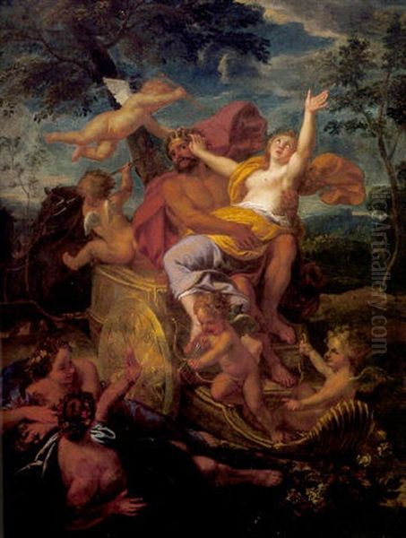 Der Raub Der Proserpina Durch Pluton by Antoine Coypel