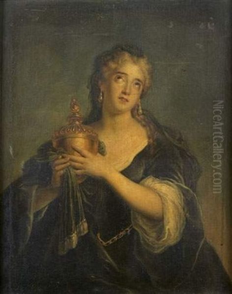 Marie-madeleine Oil Painting by Charles-Antoine Coypel