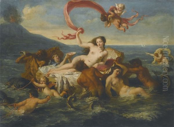 The Birth Of Venus Oil Painting by Noel Nicolas Coypel