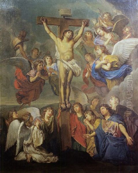 La Crucifixion Oil Painting by Noel Nicolas Coypel