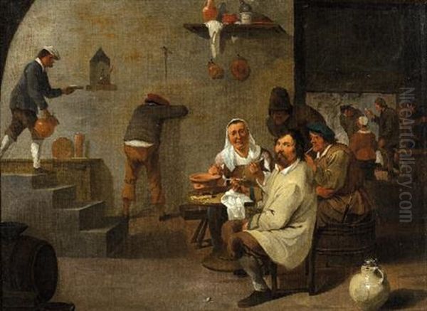 Scena Di Osteria Oil Painting by Joos van Craesbeeck