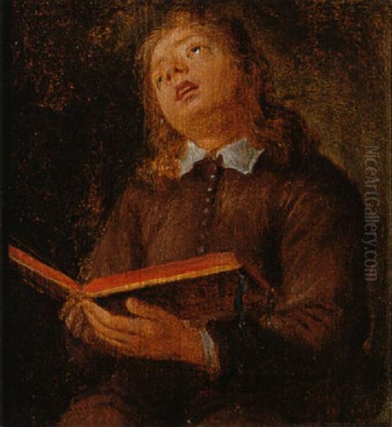 Le Jeune Chantre Oil Painting by Joos van Craesbeeck