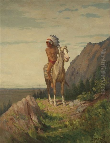 On Lookout Oil Painting by Charles Craig