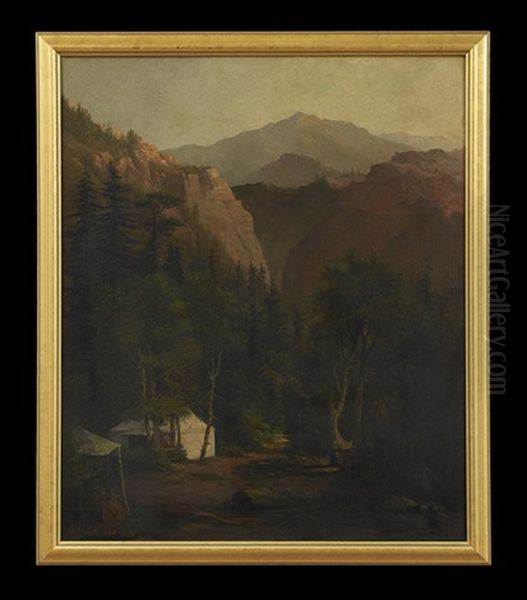 Mountain Camp Oil Painting by Charles Craig