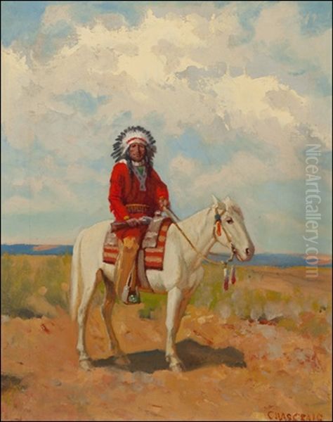 The Chief Oil Painting by Charles Craig