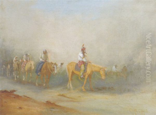 The Dust Storm Oil Painting by Charles Craig