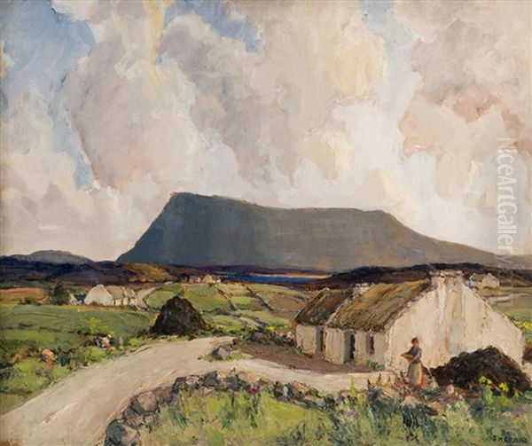 Muckish, Co.donegal Oil Painting by James Humbert Craig