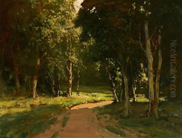 Clandeboye Forest Oil Painting by James Humbert Craig