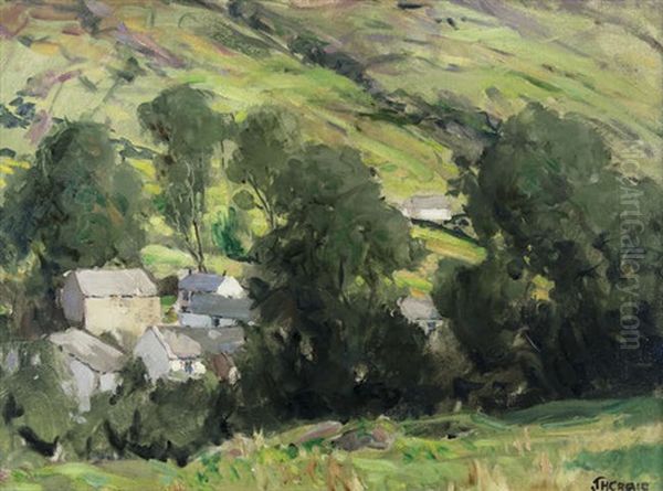 Drumnasky, Glendun Oil Painting by James Humbert Craig