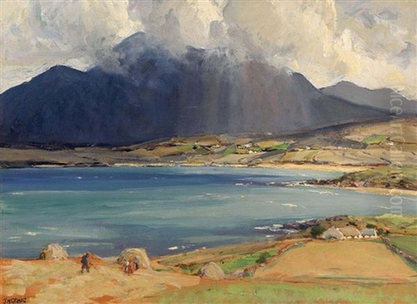 Salrock, Connemara Oil Painting by James Humbert Craig