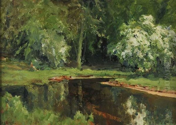 Spring In Glendun Oil Painting by James Humbert Craig