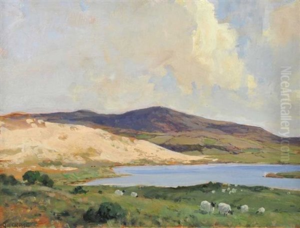 The Sand Dune, Dunfanaghy, Donegal Oil Painting by James Humbert Craig