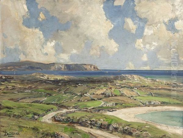 Dooey, Rossgull Peninsula, Co Donegal Oil Painting by James Humbert Craig