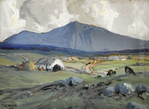 The Road To Muckish Gap Oil Painting by James Humbert Craig