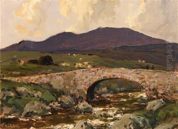 Lackagh Bridge, North Donegal Oil Painting by James Humbert Craig