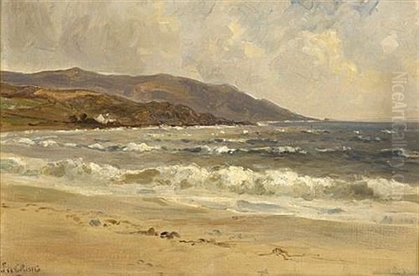 On The Antrim Coast Oil Painting by James Humbert Craig