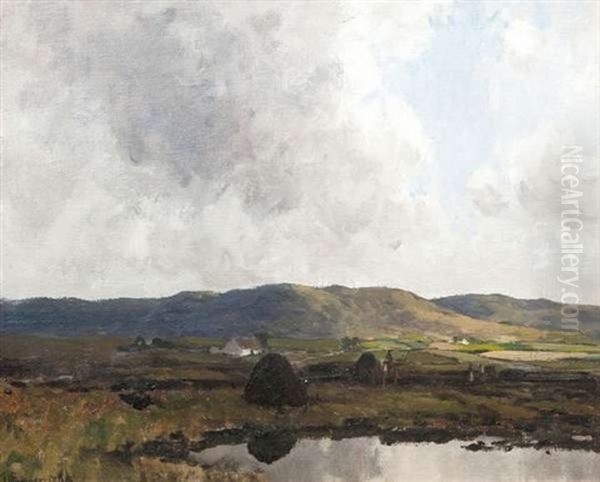 Dungloe, Co. Donegal Oil Painting by James Humbert Craig