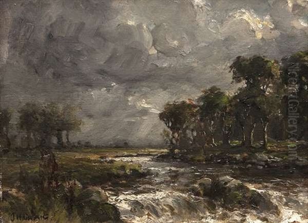 On The Tweed, Scotland Oil Painting by James Humbert Craig