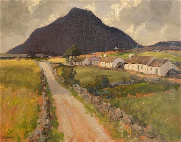 Muckish Mountain, Co. Donegal Oil Painting by James Humbert Craig