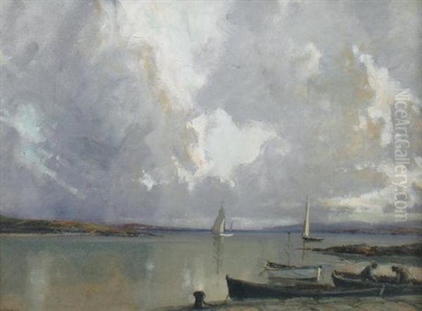 Strangford Lough, Co. Down Oil Painting by James Humbert Craig